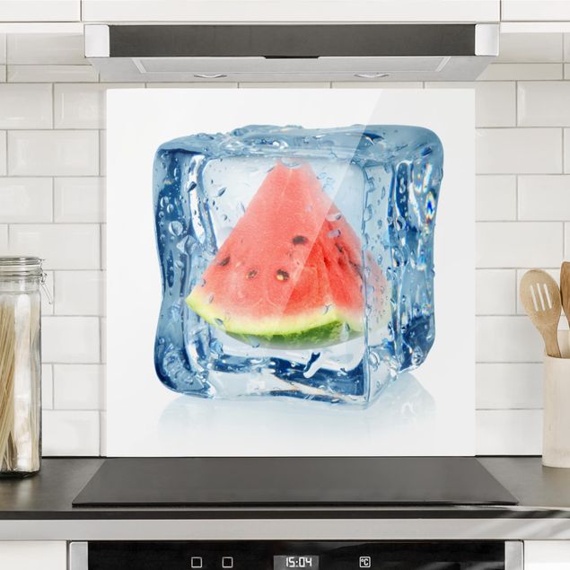 Kitchen Melon in ice cube