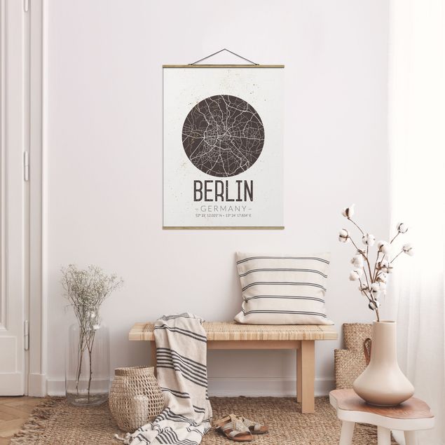 Vintage posters City Map Berlin - Retro