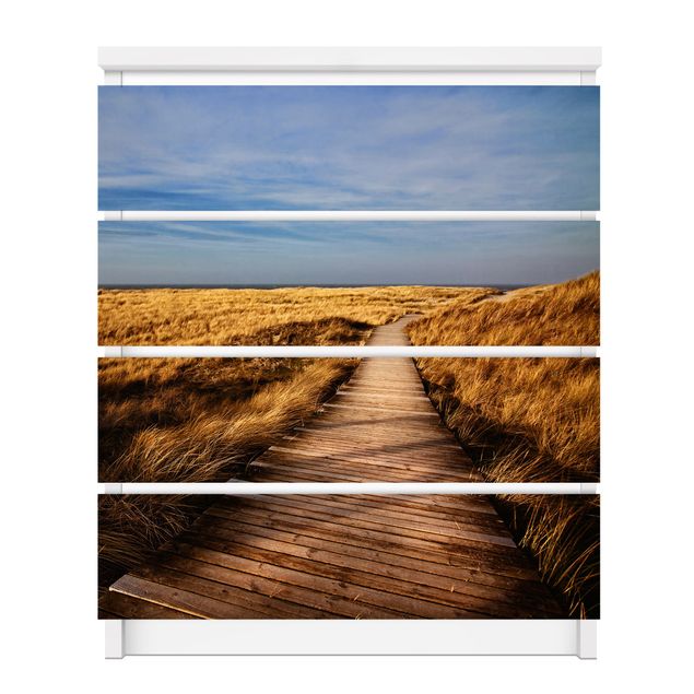 Adhesive films yellow Dune Path On Sylt