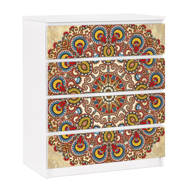 Adhesive films patterns Coloured Mandala