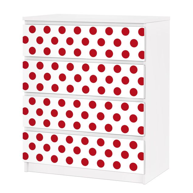 Adhesive films for furniture No.DS92 Dot Design Girly White