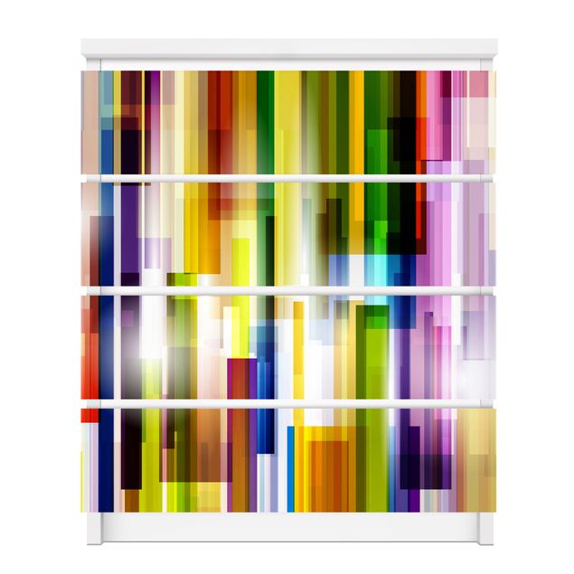 Adhesive films multicoloured Rainbow Cubes