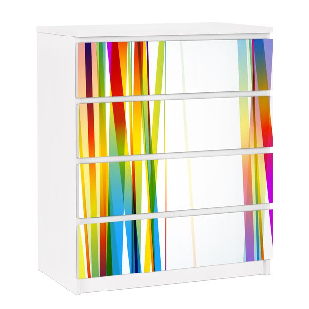 Adhesive films patterns Rainbow Stripes