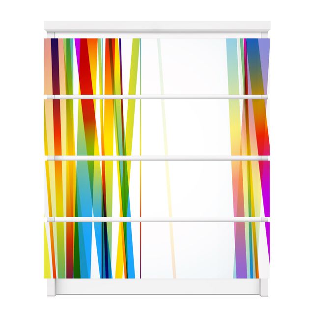Self adhesive film Rainbow Stripes