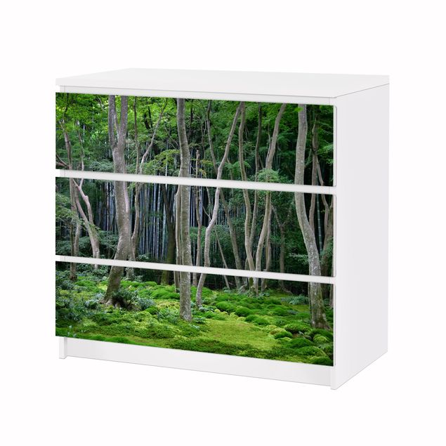 Self adhesive furniture covering Japanese Forest