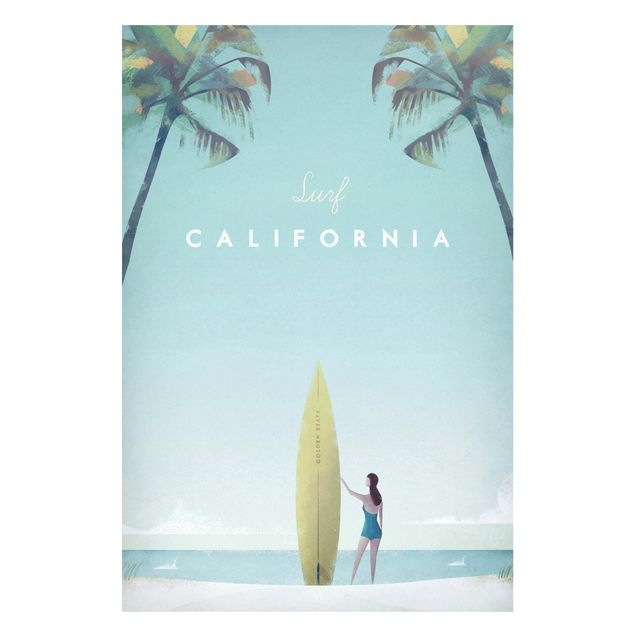 Landscape canvas prints Travel Poster - California