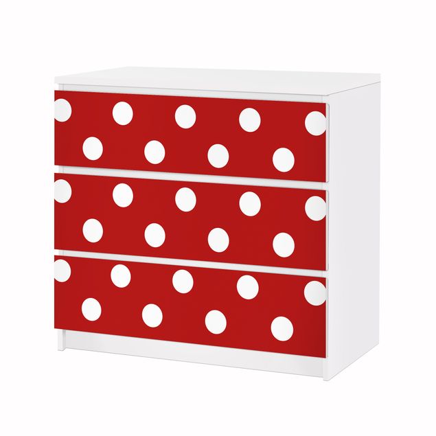 Adhesive films No.DS92 Dot Design Girly Red