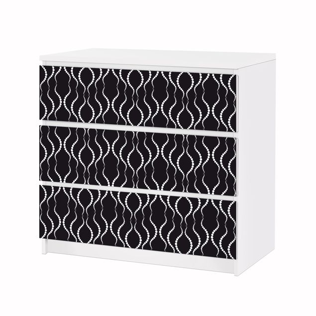 Adhesive films black and white Dot Pattern In Black
