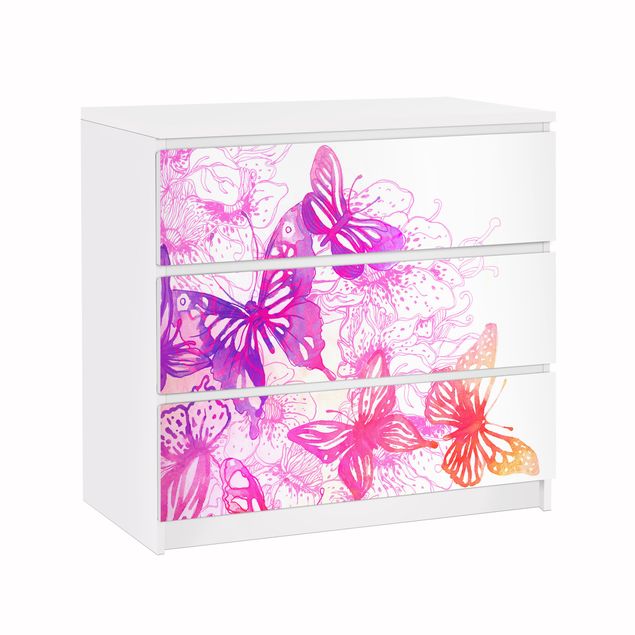 Adhesive films white Butterfly Dream