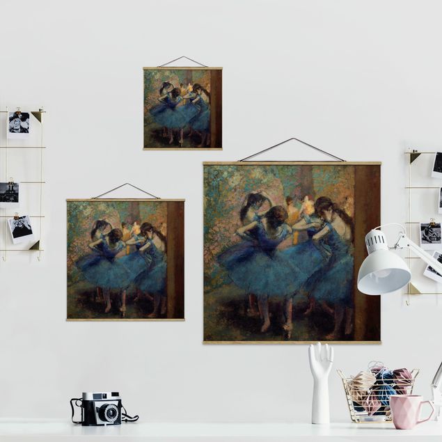 Modern art prints Edgar Degas - Blue Dancers
