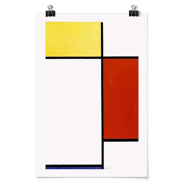 Art prints Piet Mondrian - Composition I