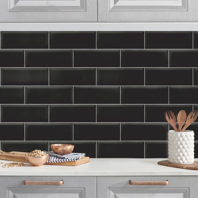 Kitchen Ceramic Tiles Black