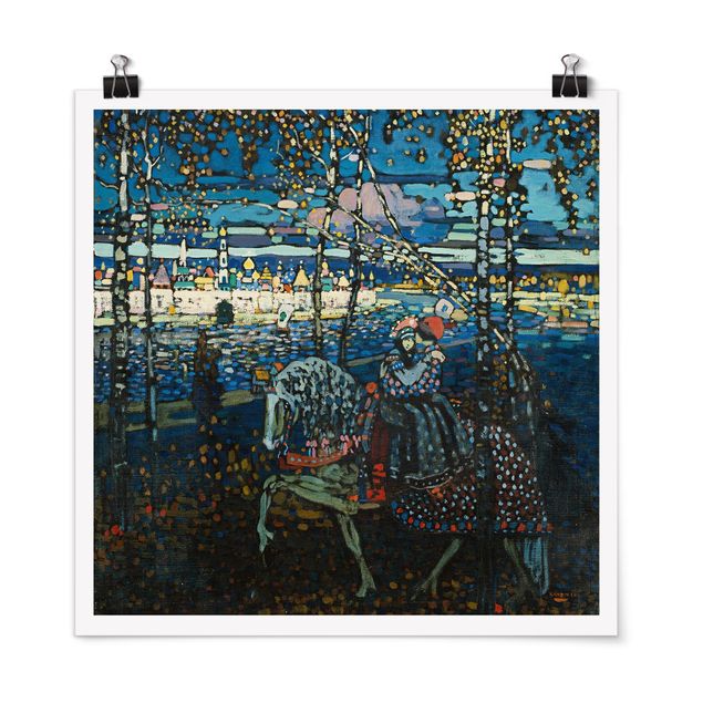 Art style Wassily Kandinsky - Riding Paar