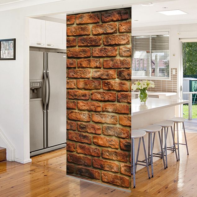 Room divider panels Bricks