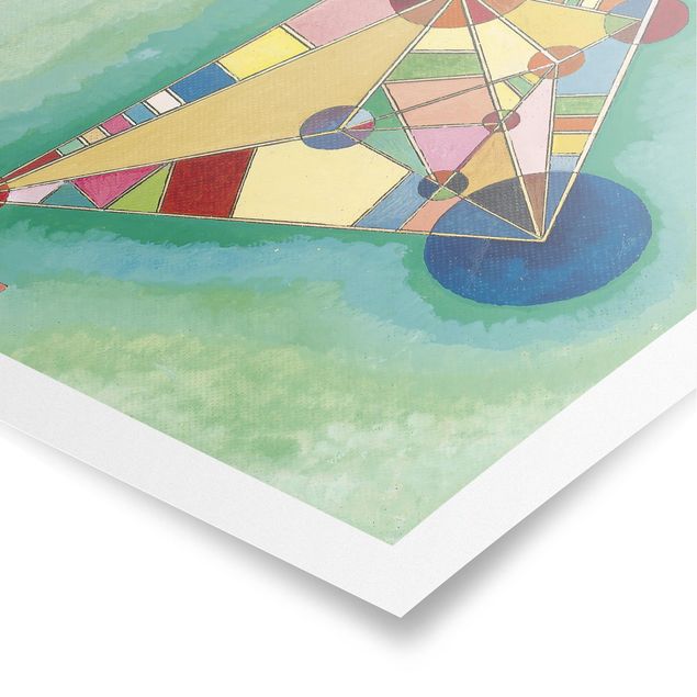 Posters art print Wassily Kandinsky - Variegation in the Triangle
