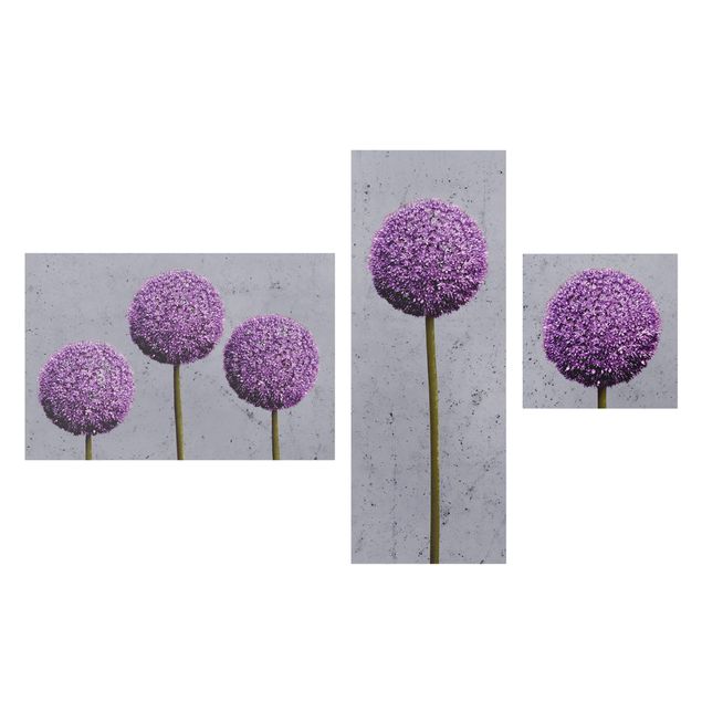 Prints flower Allium Round-Headed Flower