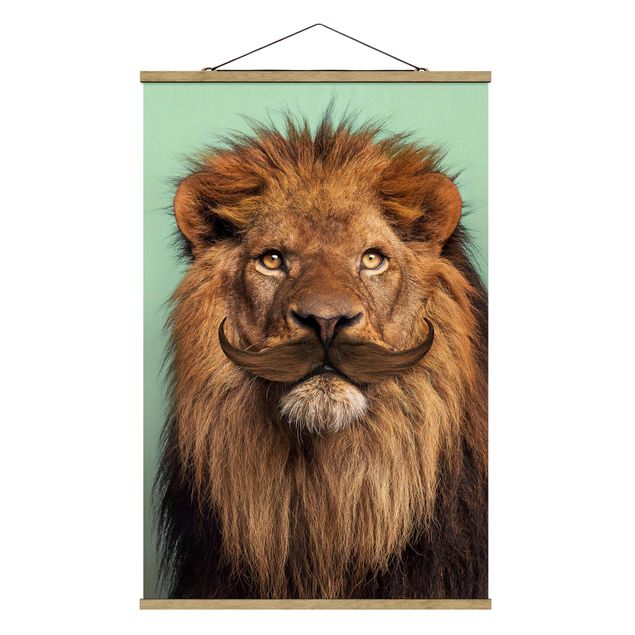 Animal canvas Lion With Beard