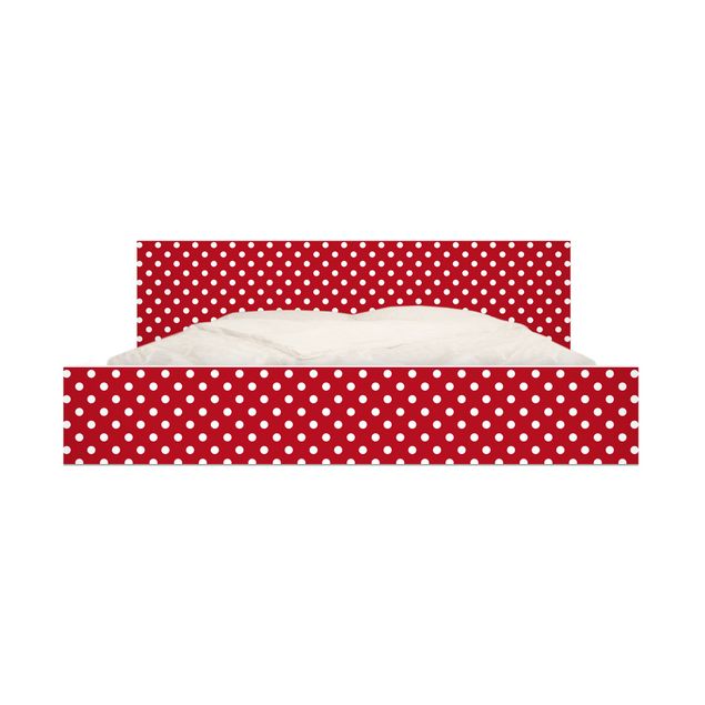 Adhesive films dots No.DS92 Dot Design Girly Red