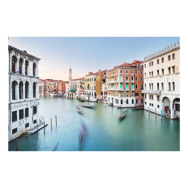 Glass splashback Grand Canal View From The Rialto Bridge Venice