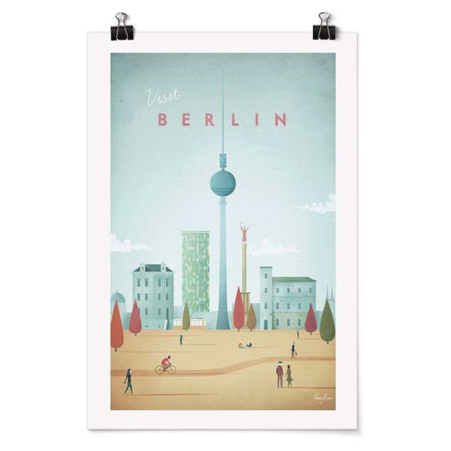 Posters art print Travel Poster - Berlin