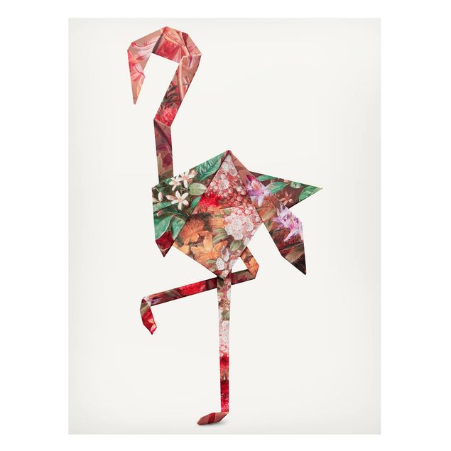 Magnet boards flower Origami Flamingo
