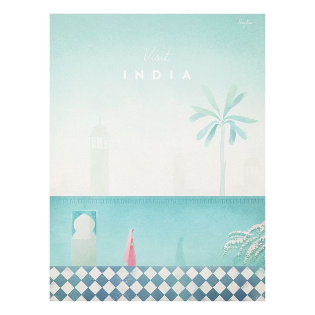 Asian prints Travel Poster - India