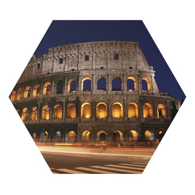 Forex prints Colosseum in Rome at night