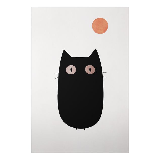 Cat prints Black Cat Illustration