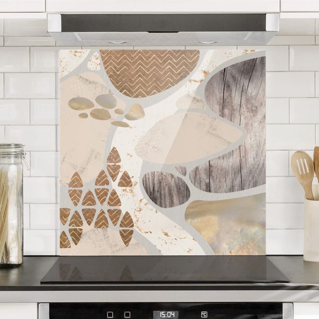 Kitchen Abstract Quarry Pastel Pattern