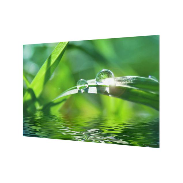 Glass Splashback - Green Ambiance II - Landscape 2:3