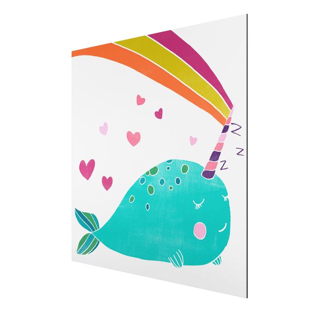 Animal canvas Cheerful Narwhal ll