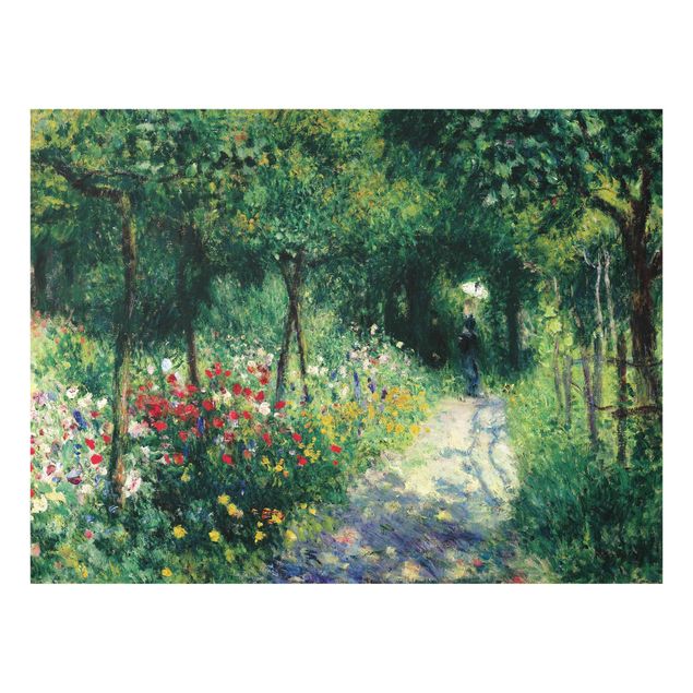 Glass splashback landscape Auguste Renoir - Women In The Garden