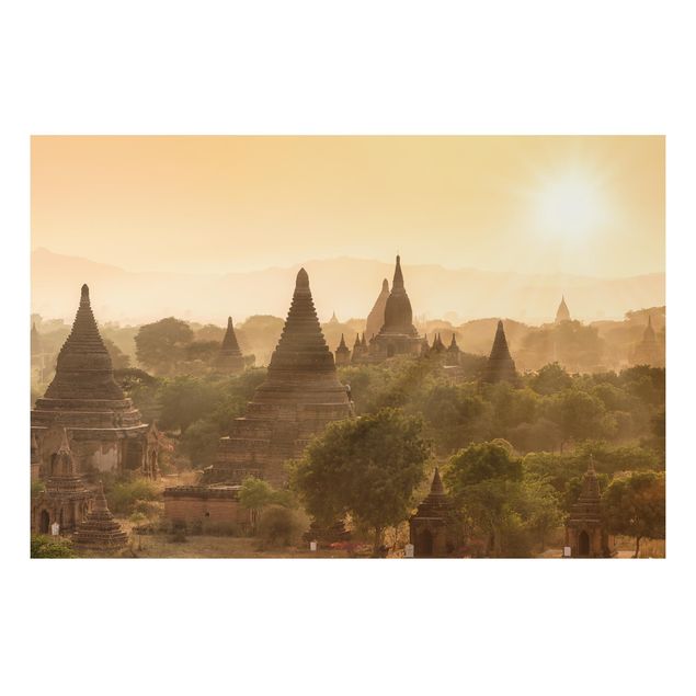 Landscape canvas prints Sun Setting Over Bagan