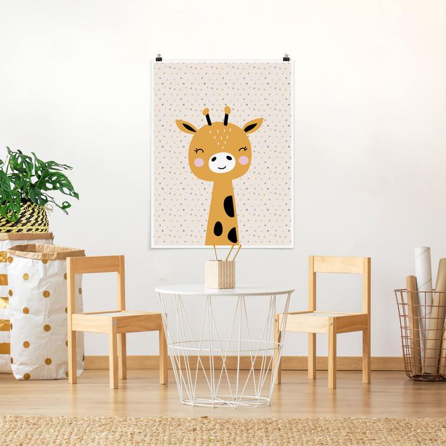 Giraffe art Baby Giraffe
