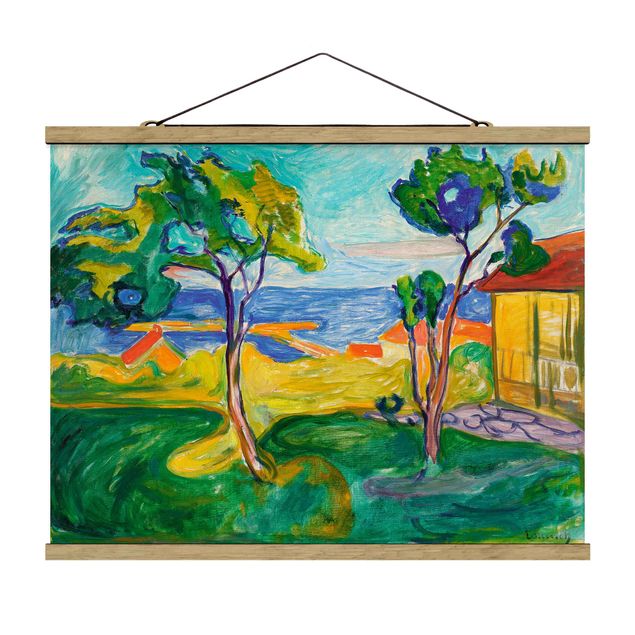 Art styles Edvard Munch - The Garden In Åsgårdstrand