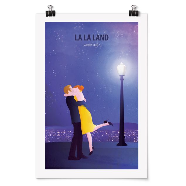 Prints modern Film Poster La La Land II