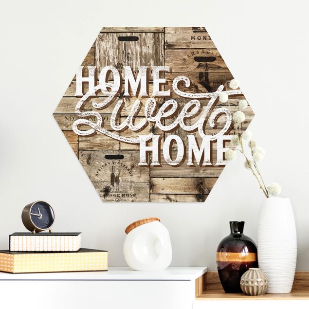 Kitchen Home sweet Home Wooden Panel