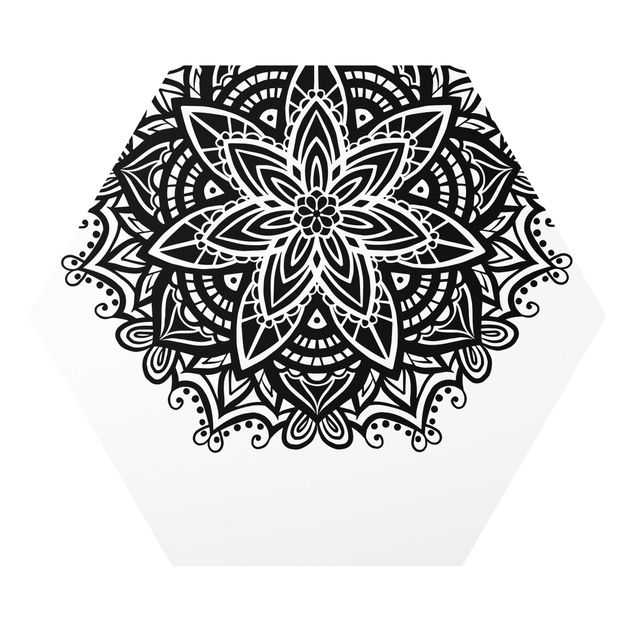 Forex prints Mandala Flower With Heart