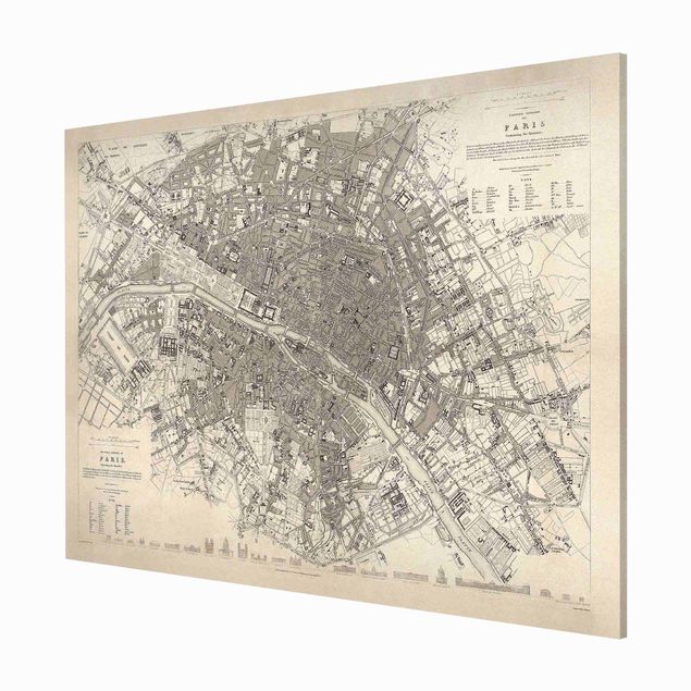Vintage posters Vintage Map Paris
