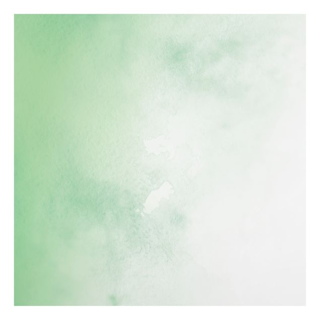 Splashback - Watercolour Green Thicket - Square 1:1