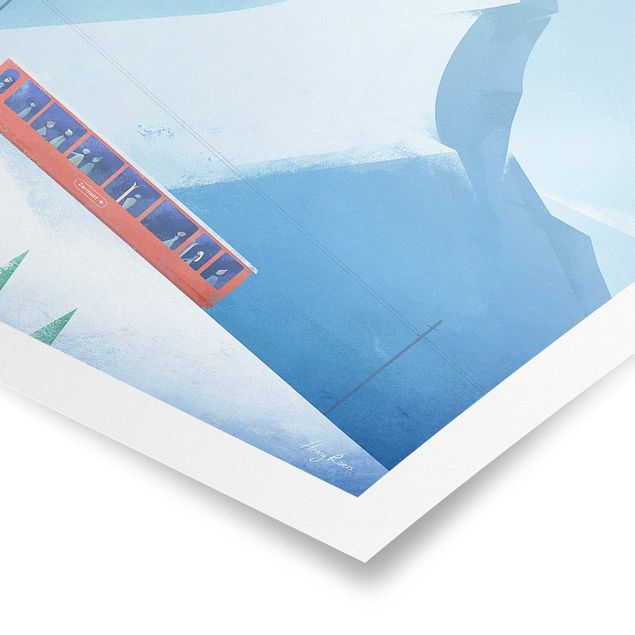 Canvas art Travel Poster - Zermatt