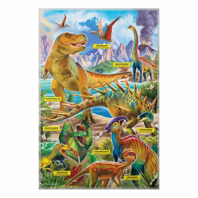 Animal canvas The Dinosaurs Species
