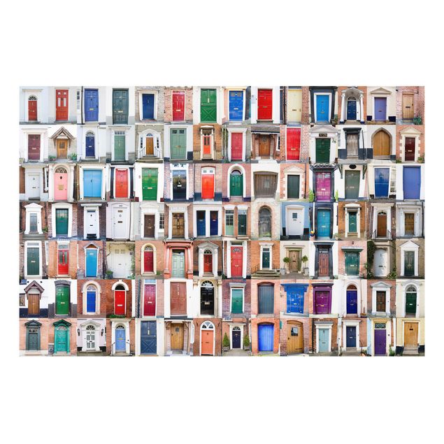 Contemporary art prints 100 Doors