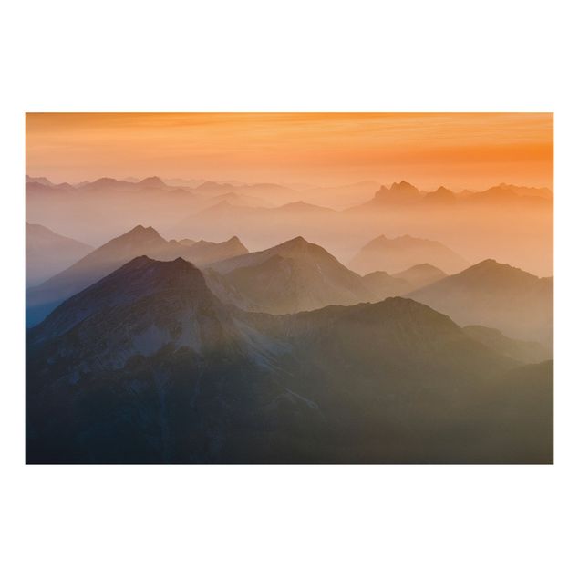 Landscape canvas prints View From The Zugspitze Mountain
