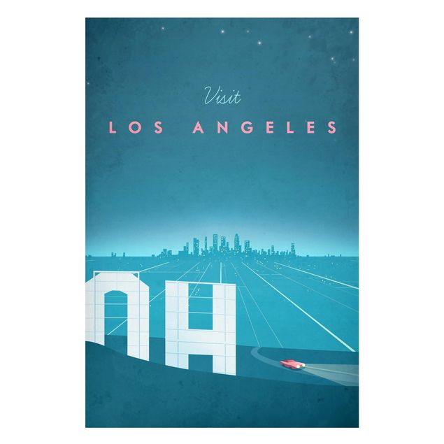 Canvas art Travel Poster - Los Angeles