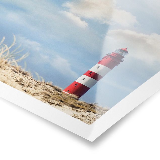Posters landscape Lighthouse Between Dunes