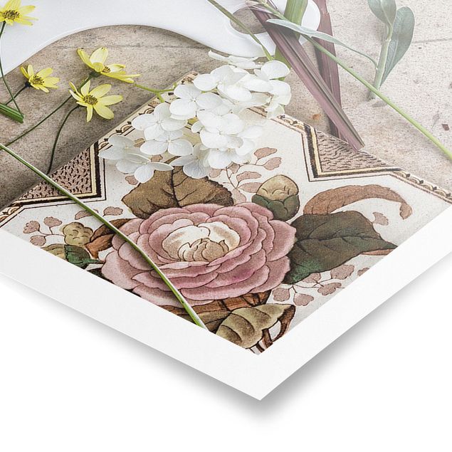 Prints Flowers And Garden Herbs Vintage