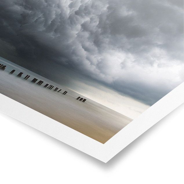 Modern art prints Storm Clouds Over The Baltic Sea