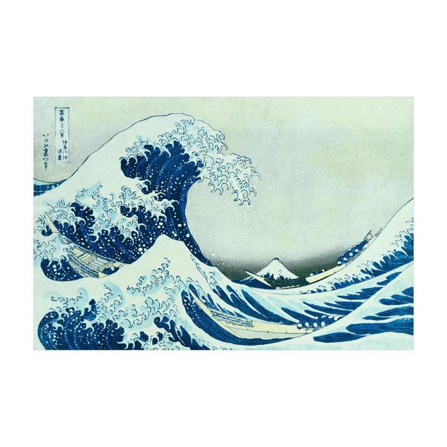 contemporary rugs Katsushika Hokusai - The Great Wave At Kanagawa