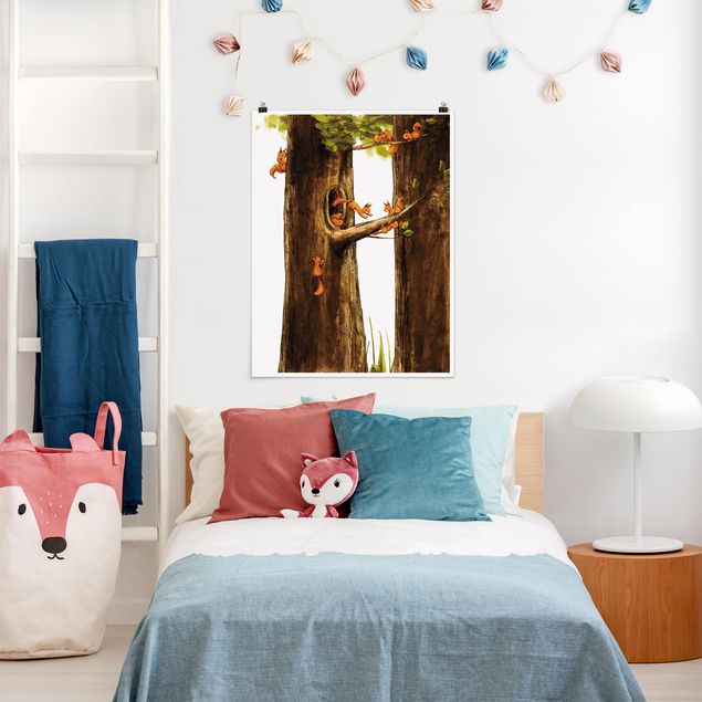 Trees on canvas Home Of Squirricorn